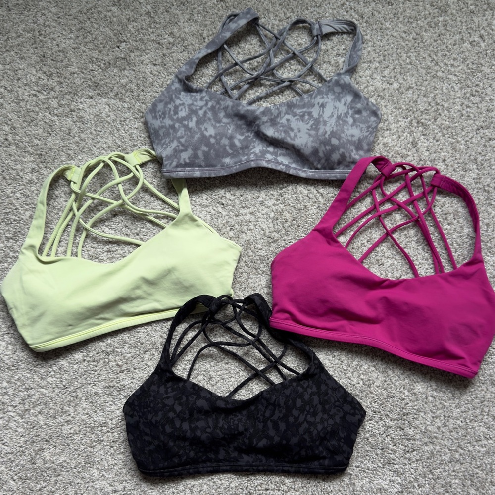 Bundle of wild & free sports bras size 6
